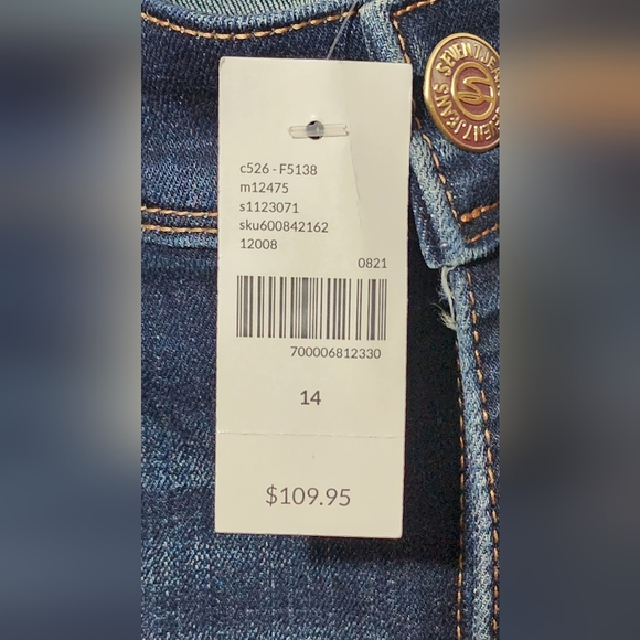 Lane Bryant Seven7 Limited Edition Embellished Jeans - Picture 9 of 16